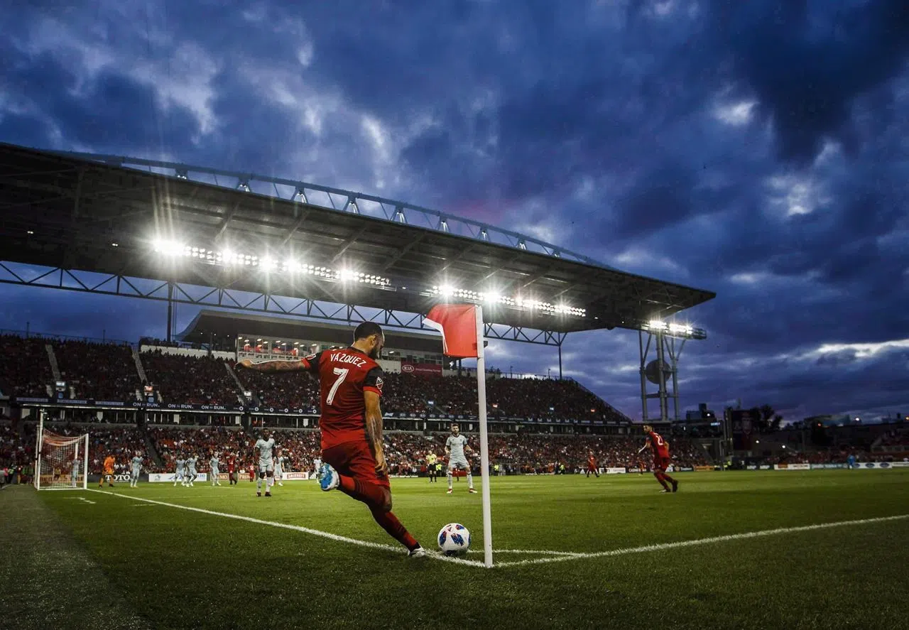 BMO Field undergoes transformation into hybrid playing surface