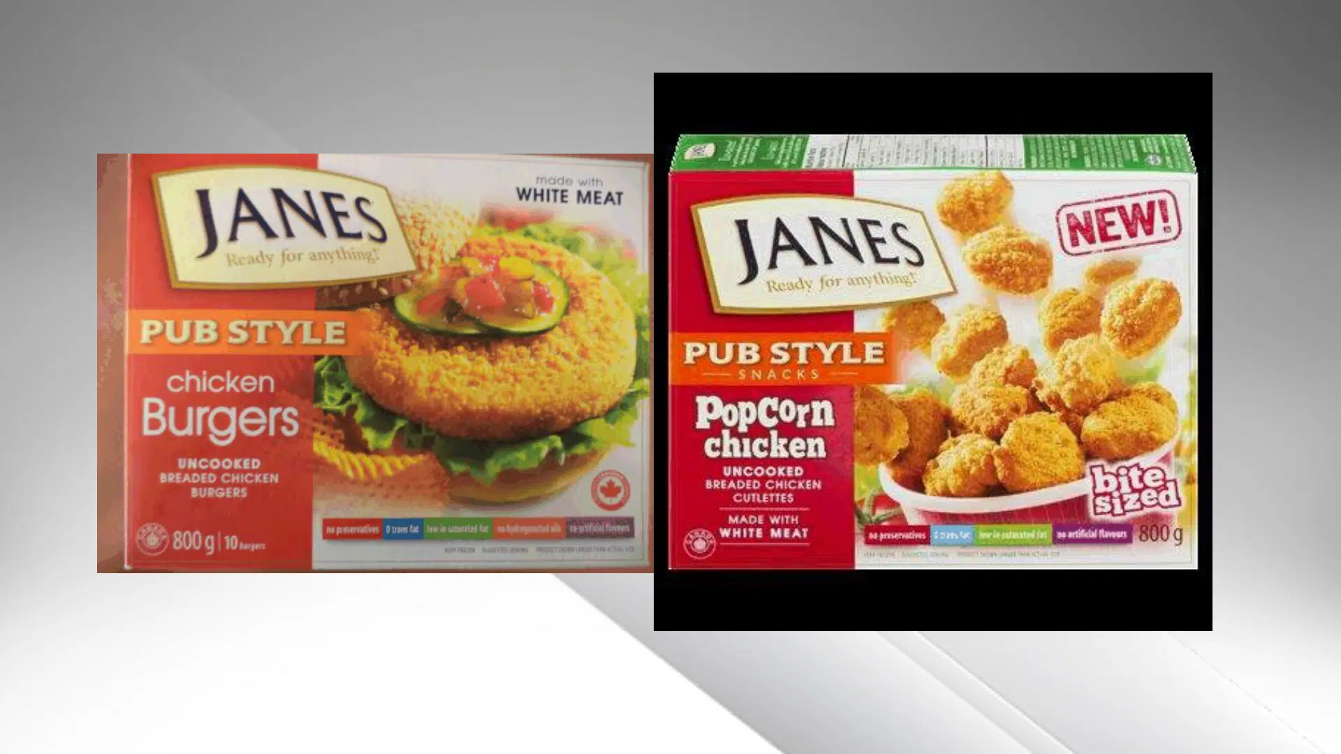 Janes Brand Breaded Chicken Products Recalled Due To Possible