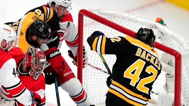 Bruins Thump Hurricanes 6-2, Take 2-0 Lead In East Final