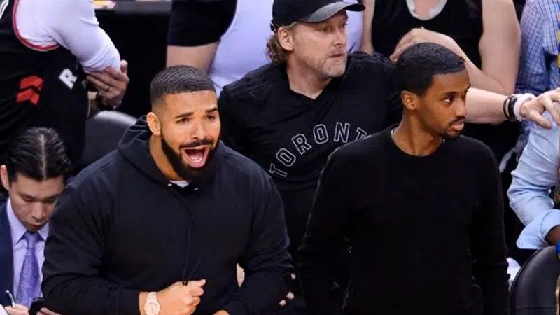 Drake And Draymond Green Exchanged Words After The Raptors Won Game 1