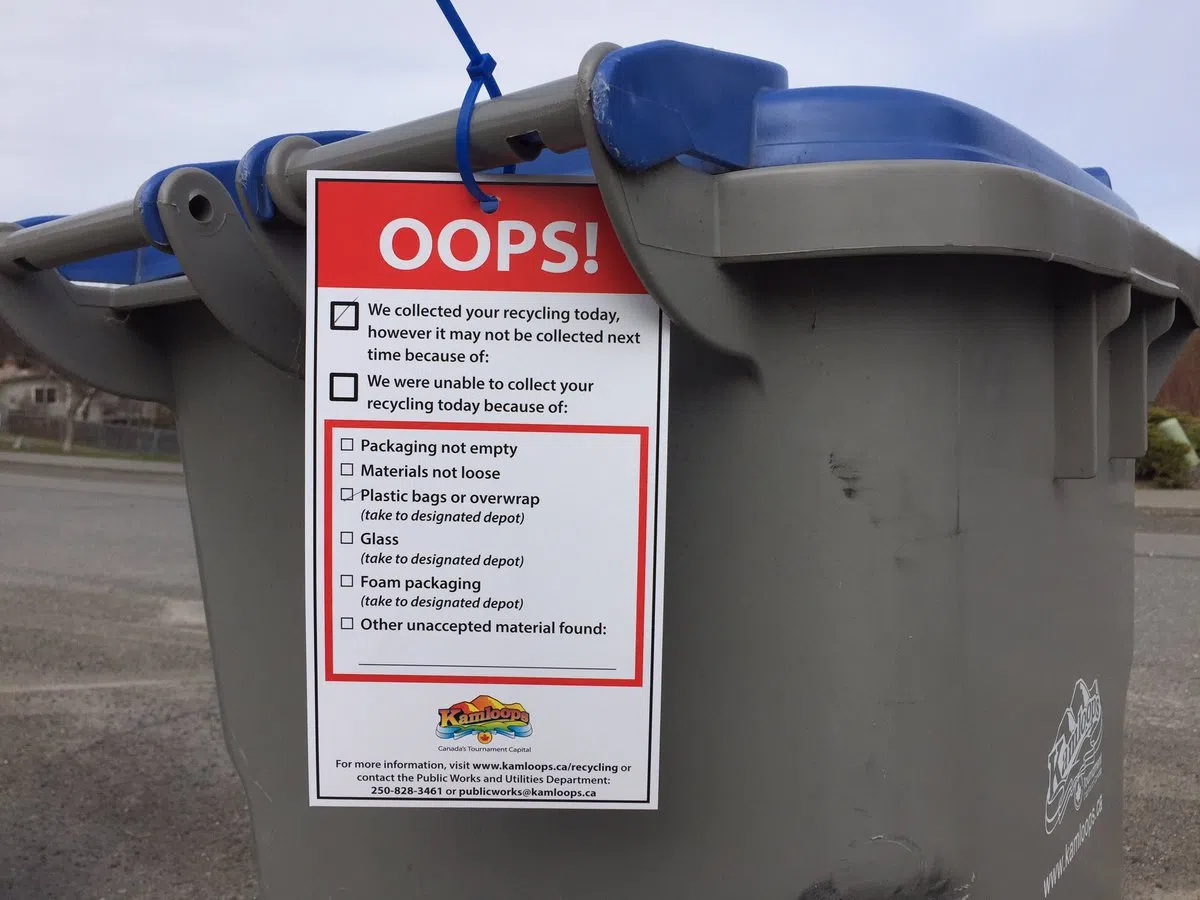 Kamloops residents slowly adapting to recycling change CFJC Today