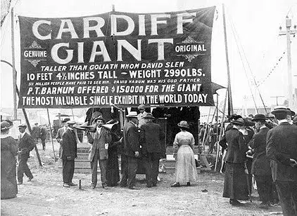 cardiff giant banner