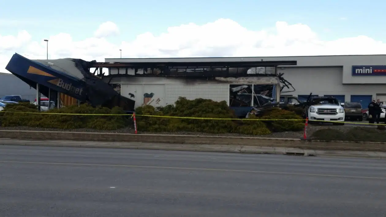 Budget Car Rental fire deemed suspicious CFJC Today Kamloops