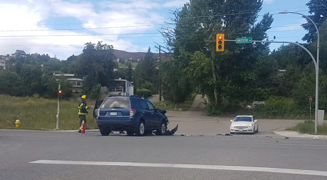 Kamloops emergency crews respond to serious collision involving