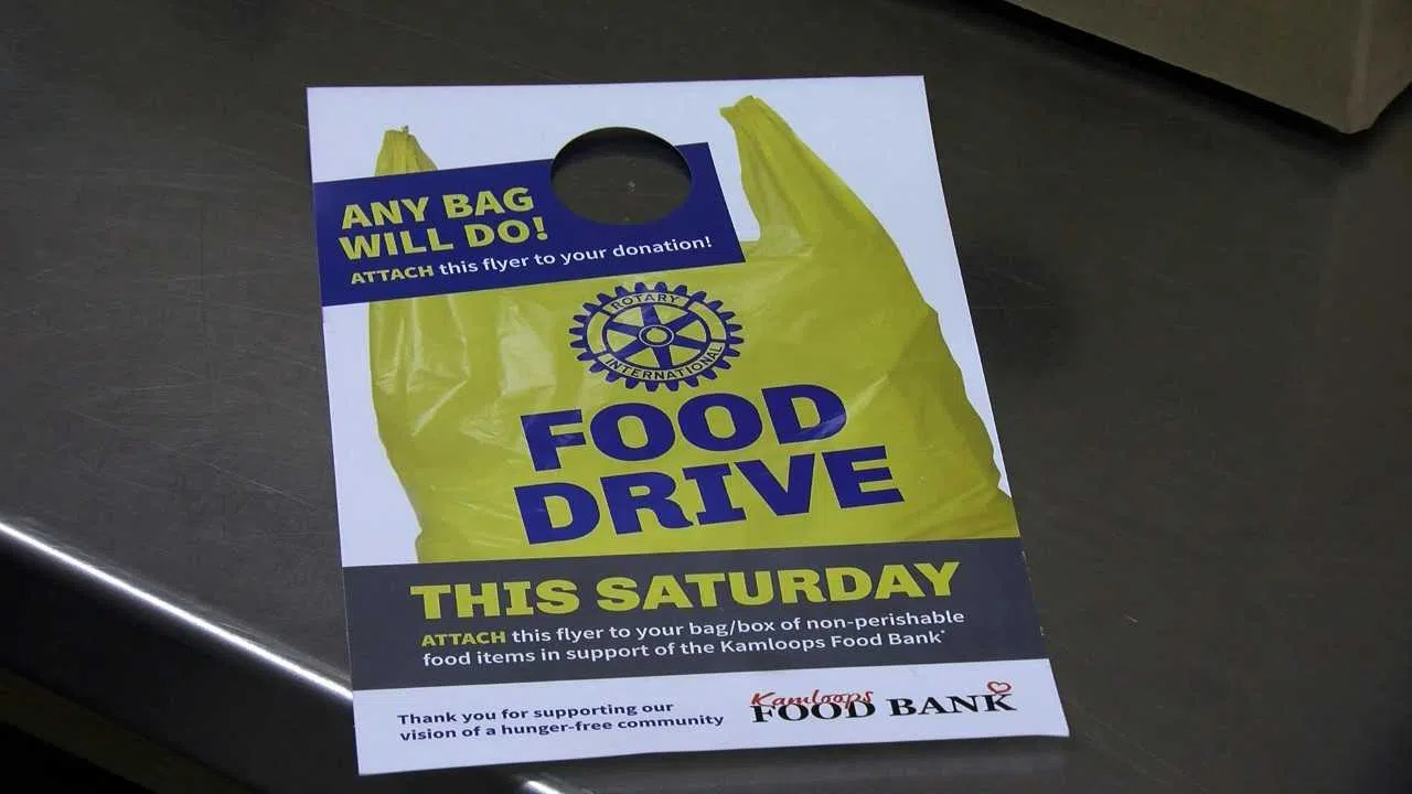 Kamloops Food Bank sets new goal for 20th Rotary Food Drive CFJC