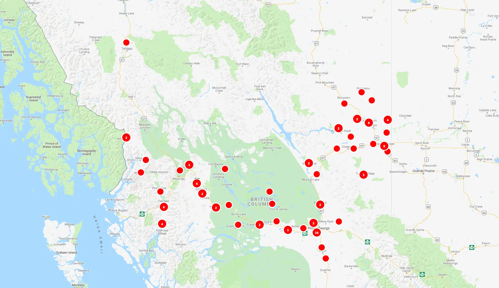 Massive Power Outage Sweeps Across Northern BC CFJC Today Kamloops   Screen Shot 2019 09 11 At 10.09.52 PM 