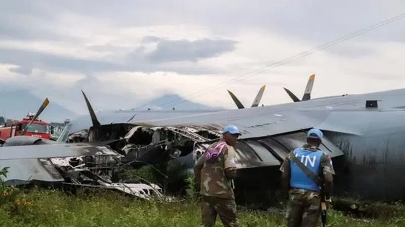 UN: South African Military Plane Crash-lands In Congo | CKPGToday.ca