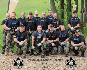 SWAT Team group pose for news rel