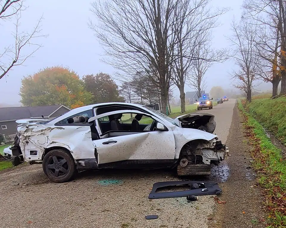 Smethport Responds to Valley Road Accident WESB B107.5FM/1490AM