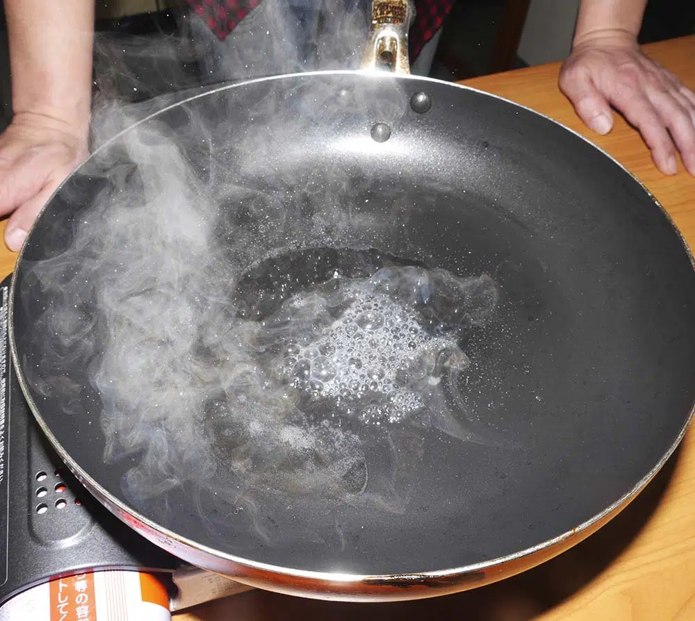 human salt boiling