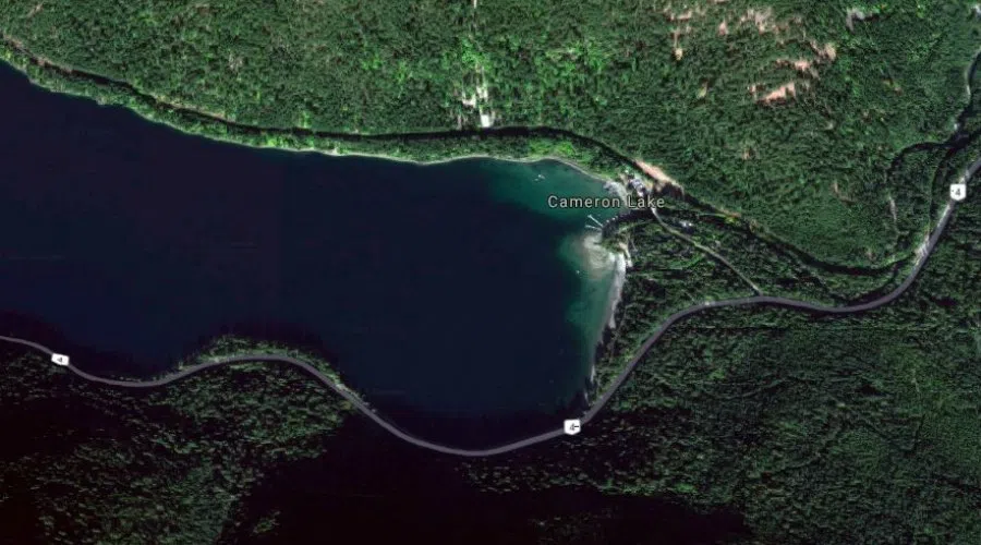 Man stuck for several hours after Hwy. 4 crash at Cameron Lake