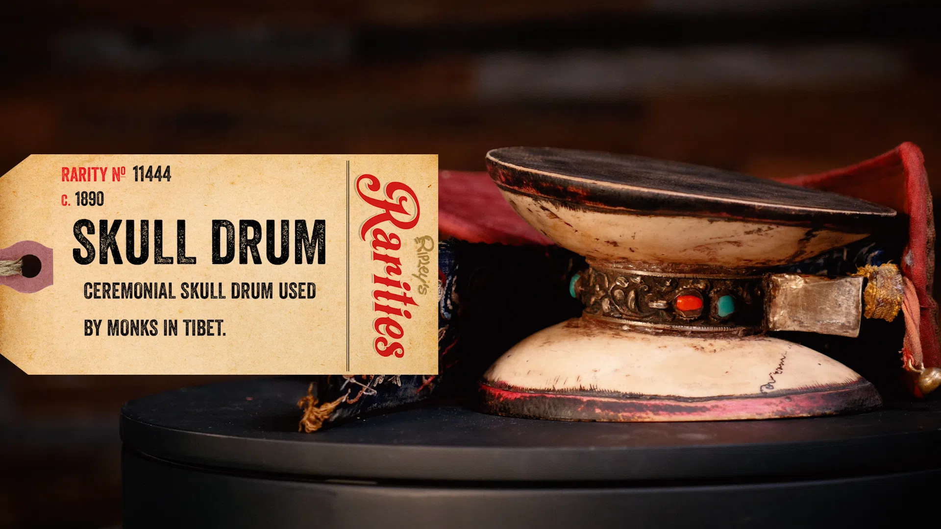 tibetan skull drum