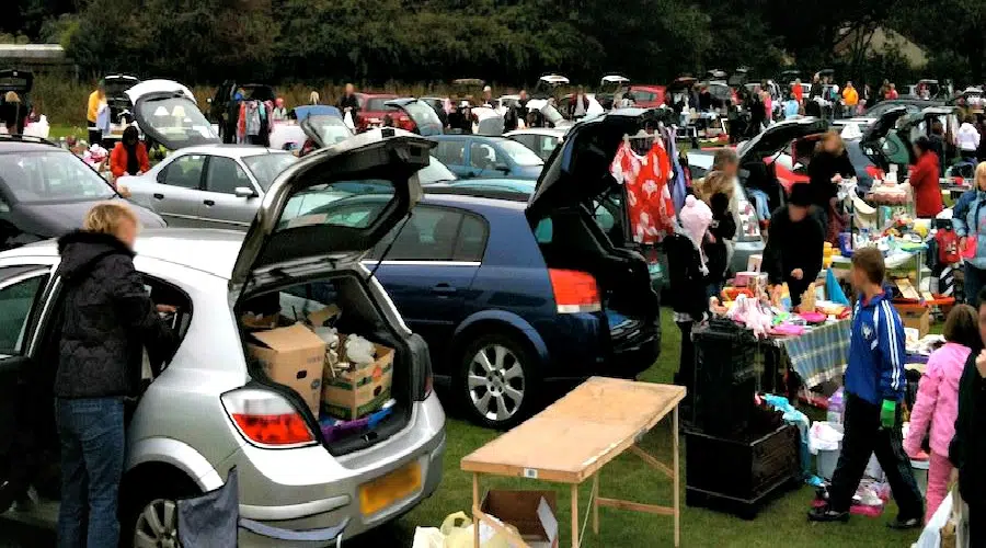 No junk in the trunk City hosts unique garage sale event