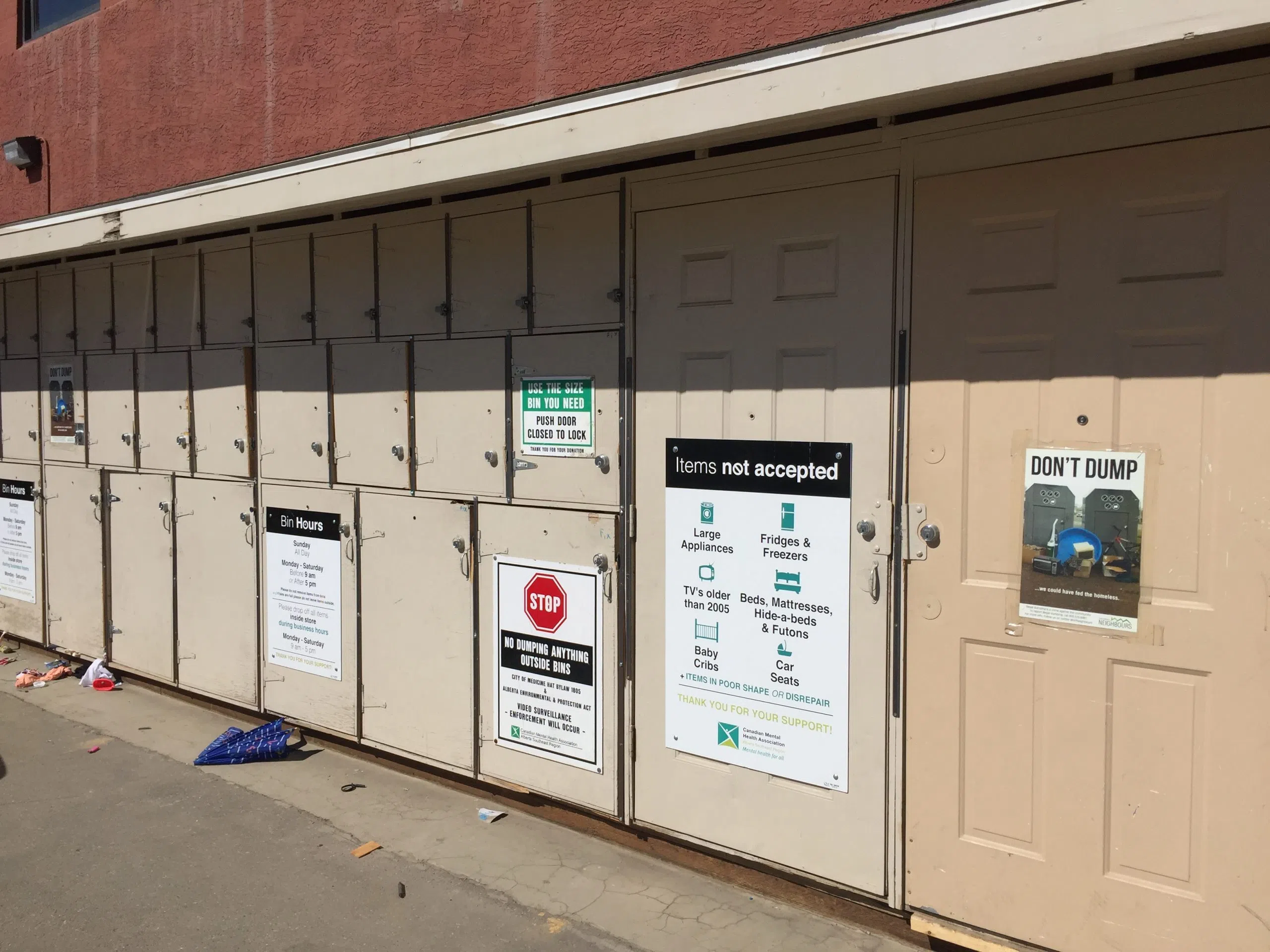 Bring garbage to the dump, not to donation bins Bylaw CHAT News Today