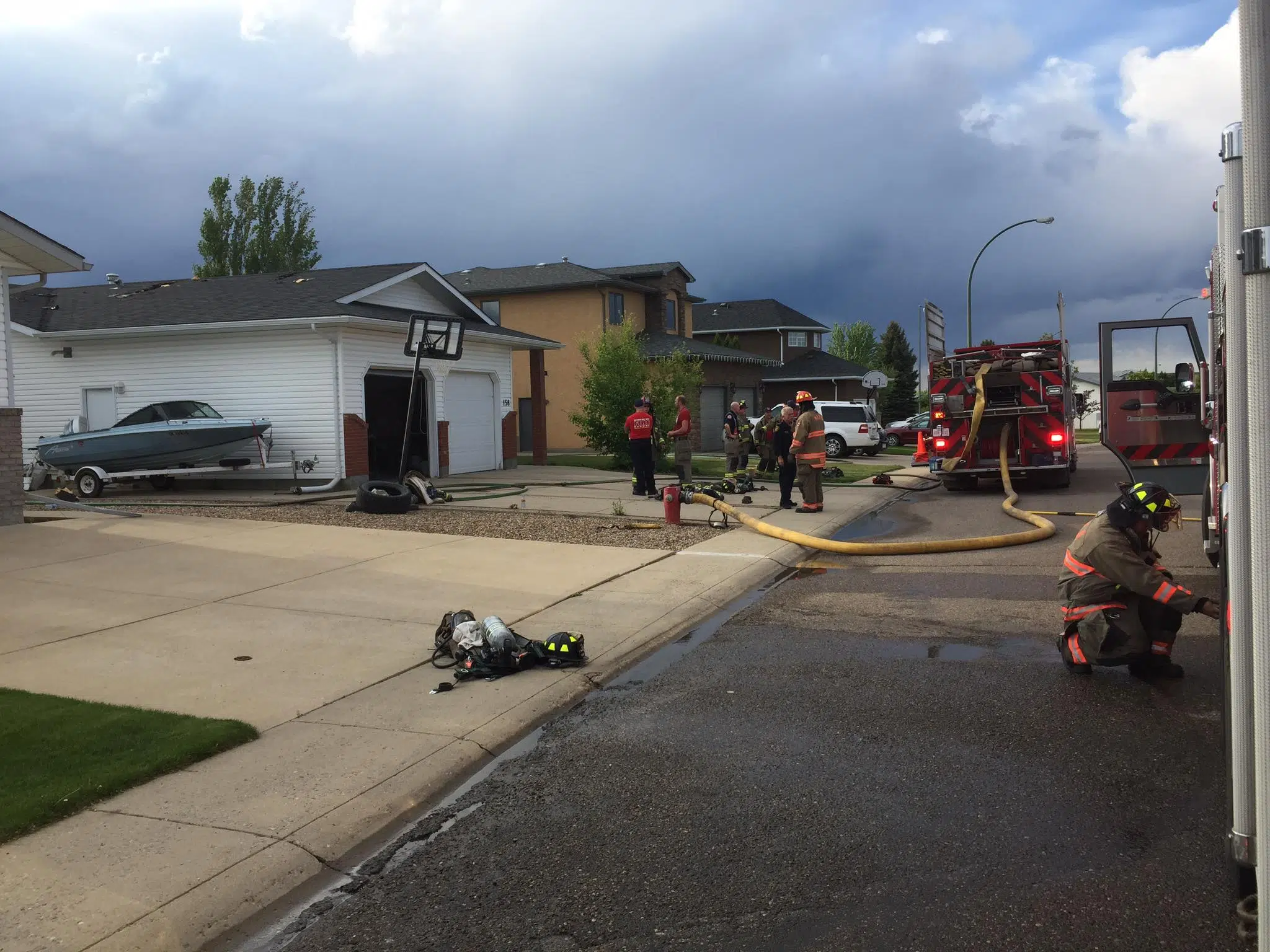 Blaze extinguished along Shannon Drive on Friday CHAT News Today