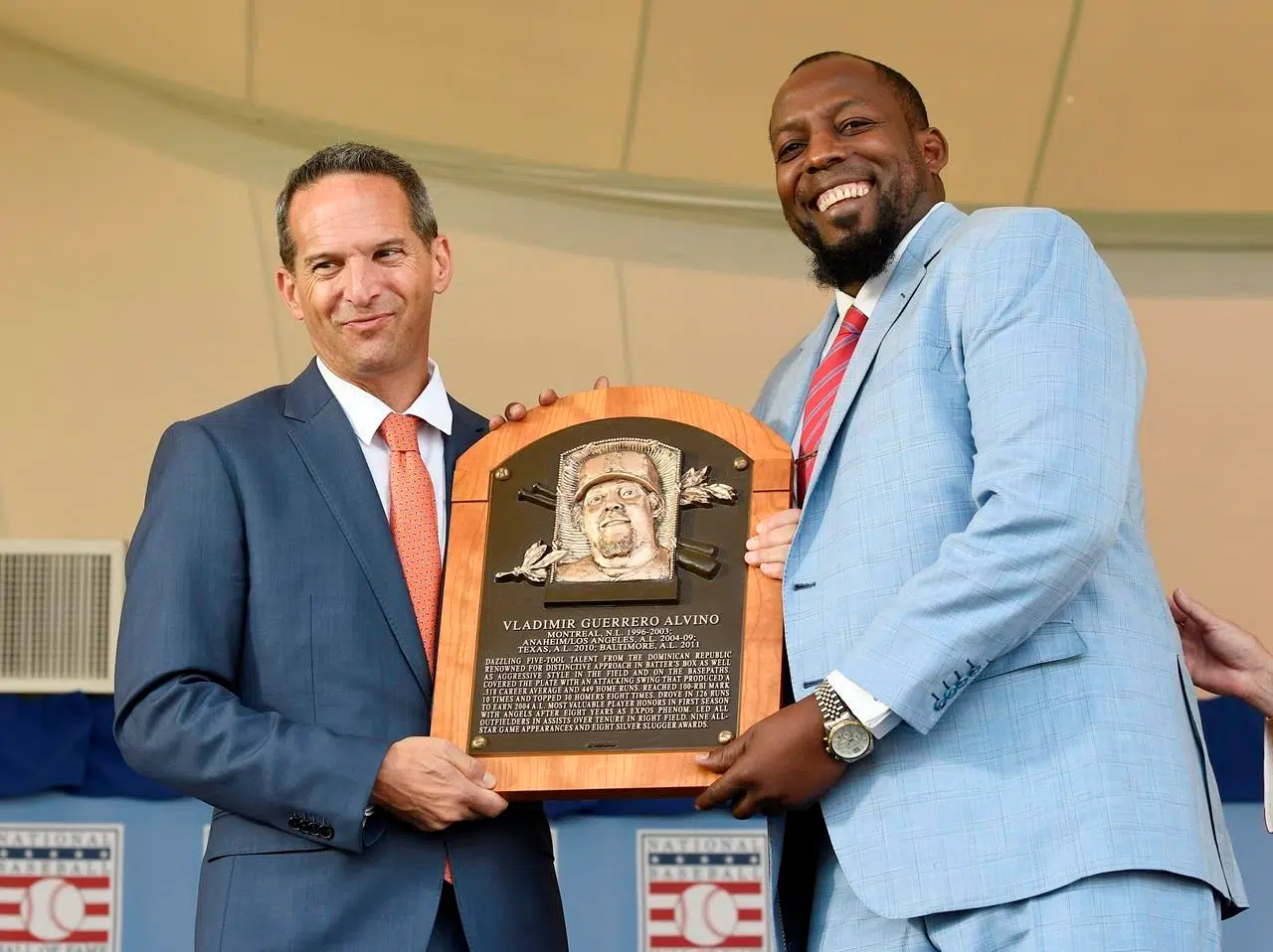 Vladimir Guerrero will be the first player to wear an Angels hat on his  Hall of Fame plaque 