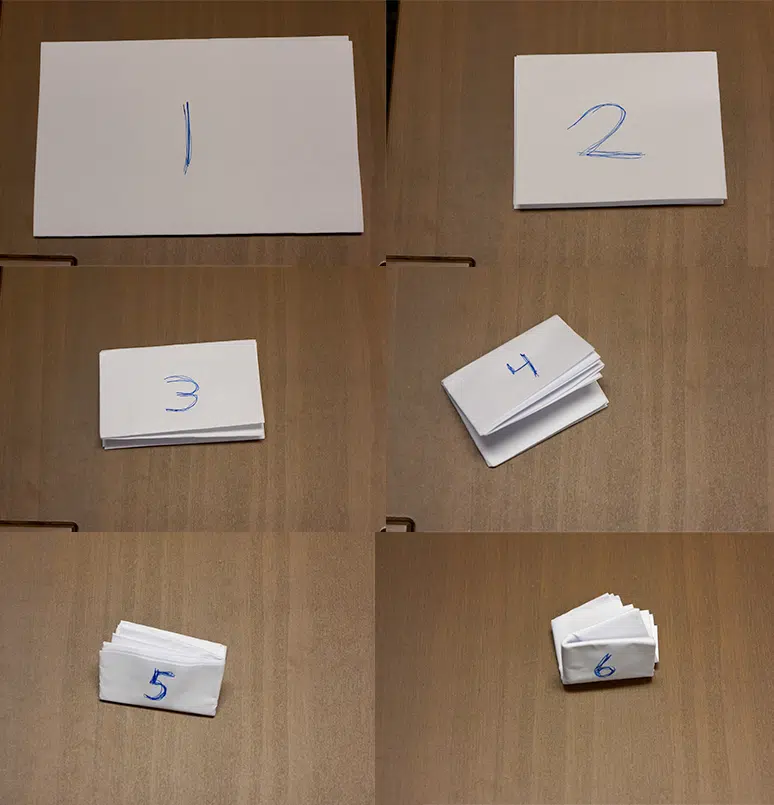 Folding paper more than 7 times