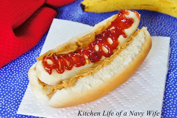 PBJ Banana Dog by Kitchen Life of a Navy Wife