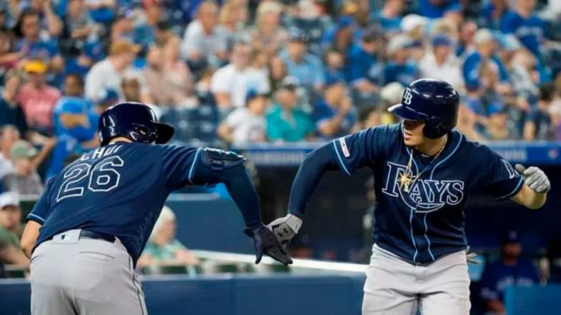 Tampa Bay Rays second baseman Eric Sogard (9) sports his Players