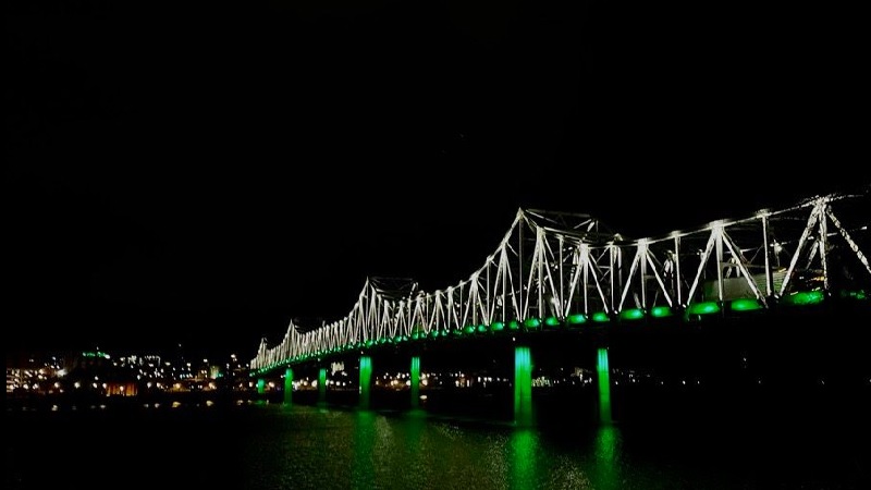Bridge lighting raises awareness about mental health - Vimarsana News