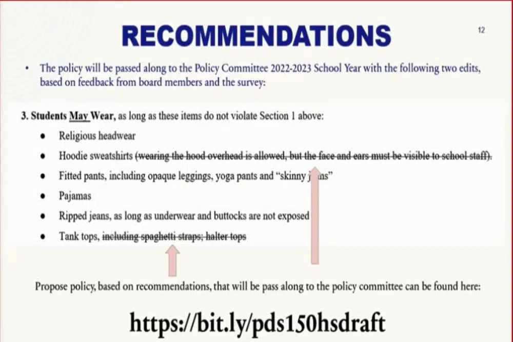 Changes considered to PPS high school dress code 93.3 The Drive