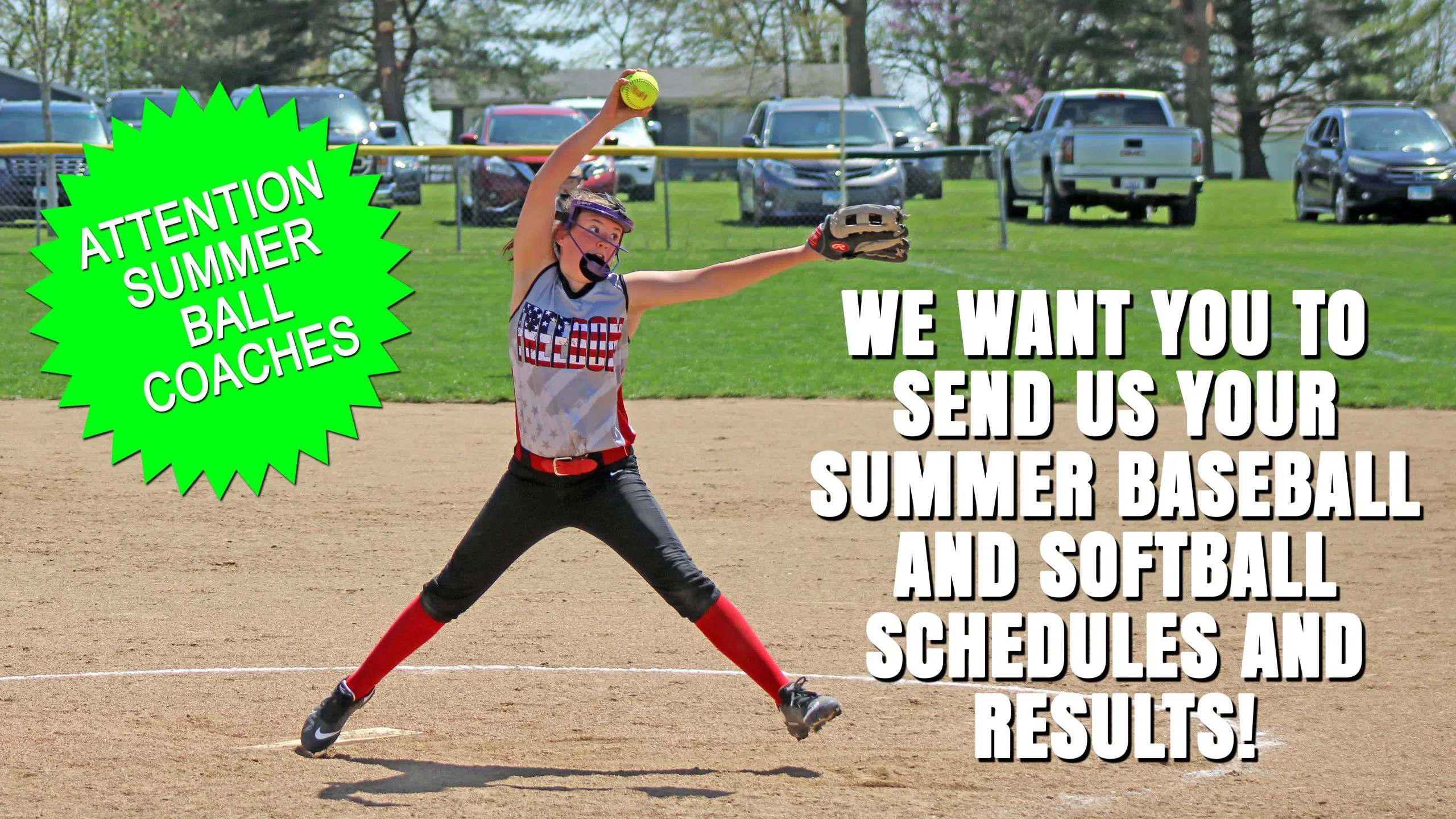 We are looking for Summer Ball Schedules & Results