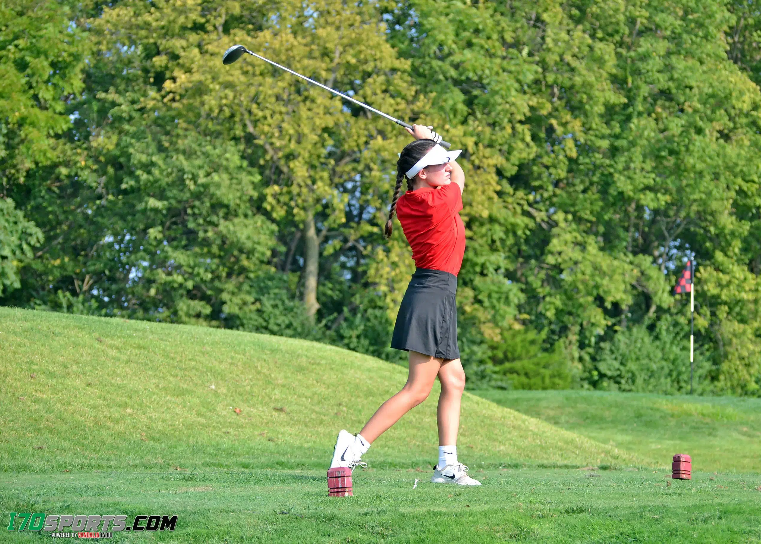 Lady Vandals Golf in action at home on Thursday