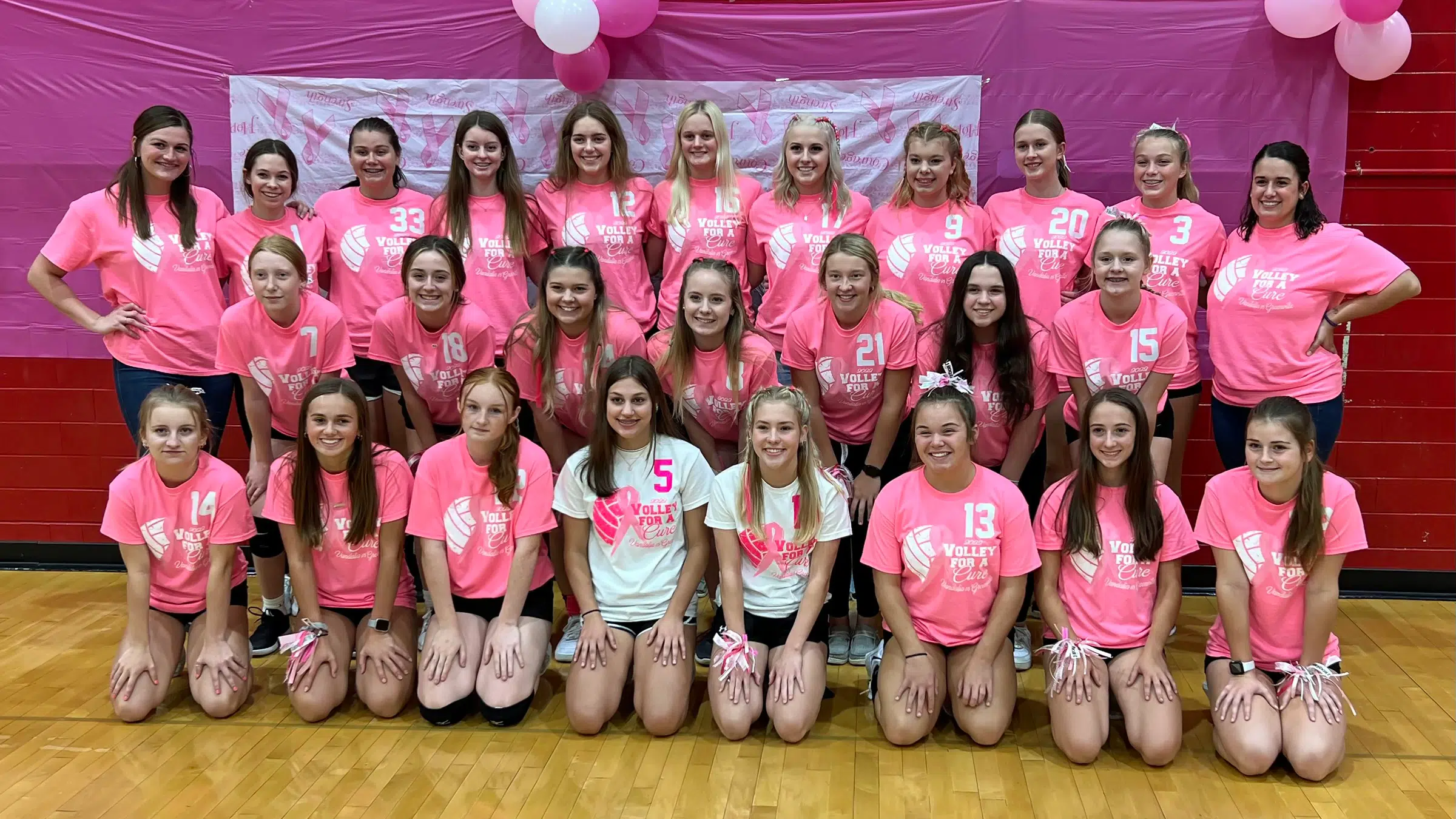 Lady Vandals Beat Greenville in Annual Volley for the Cure Match