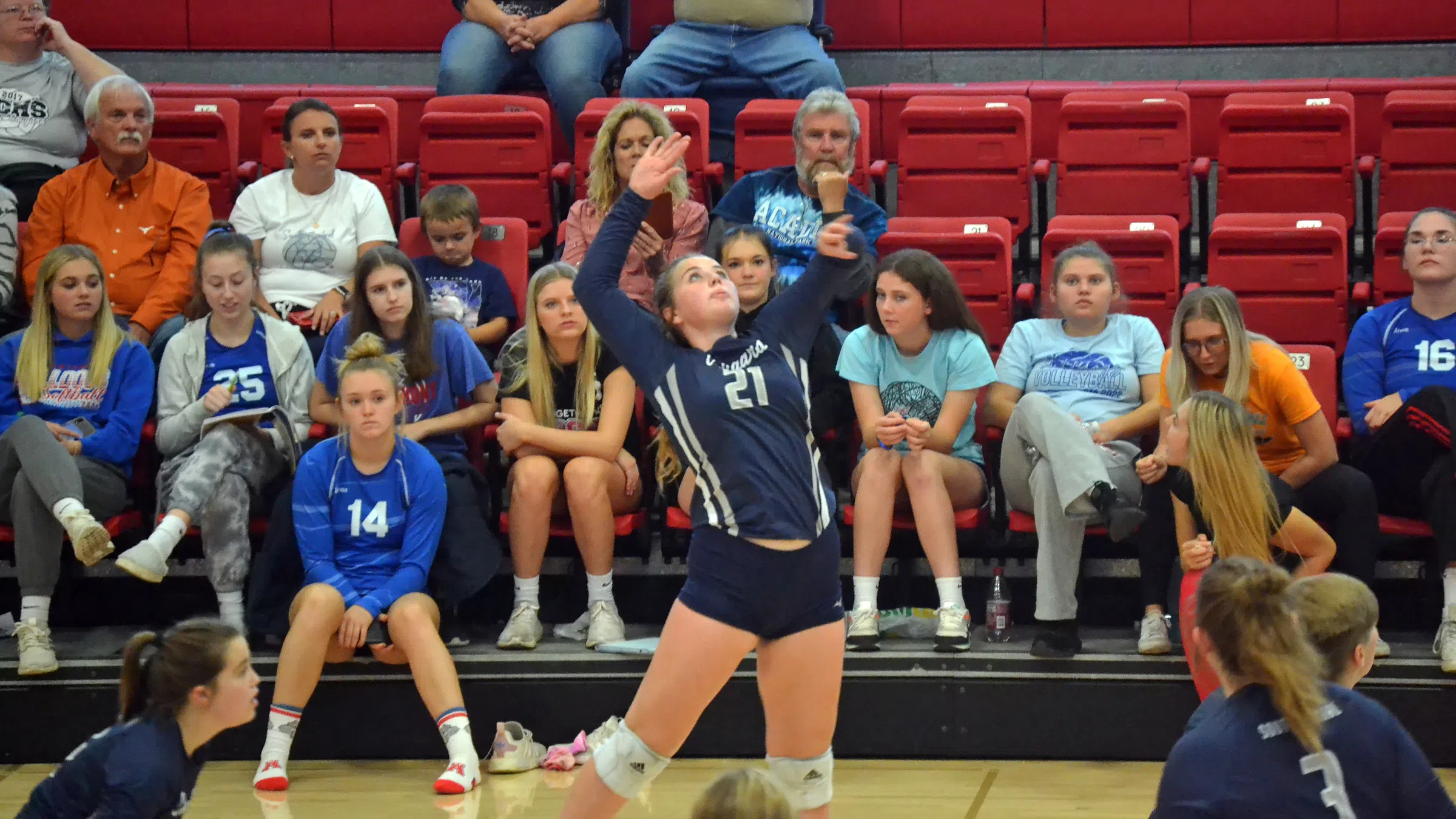 South Central Volleyball wins, picking up their 25th win of the season