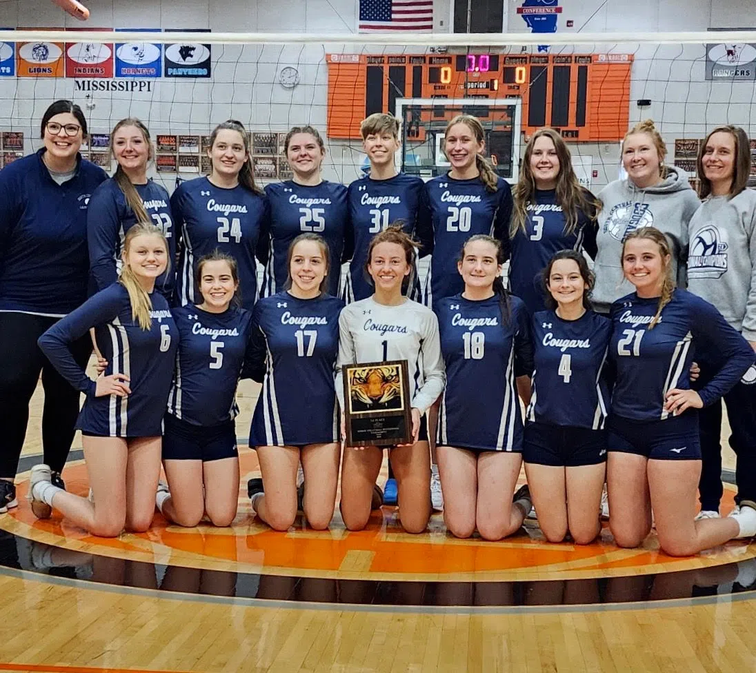 South Central Volleyball goes 4-0 to win the Herrin Invitational Tournament on Saturday