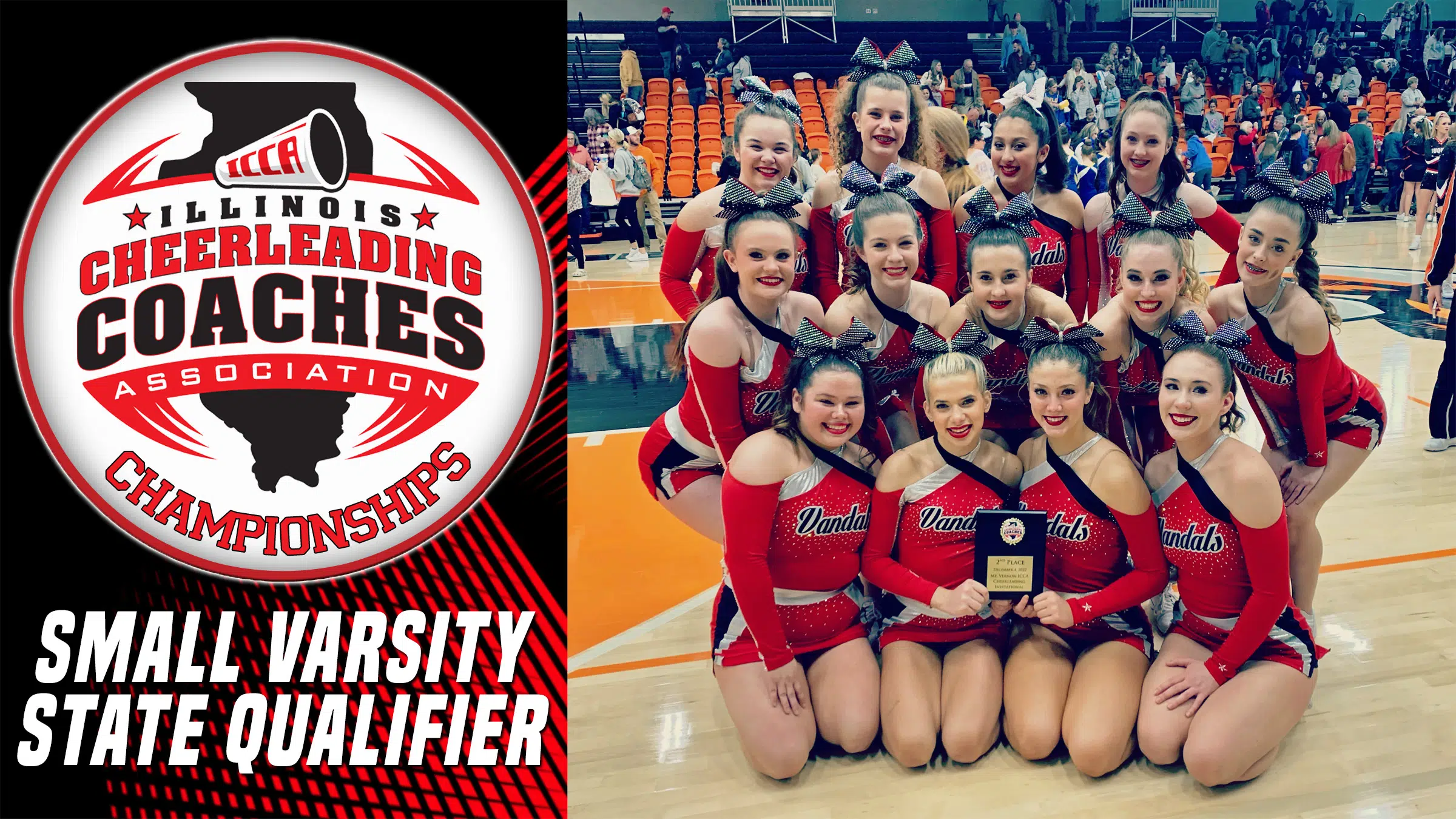 Vandalia High School Cheerleaders Qualify for ICCA State