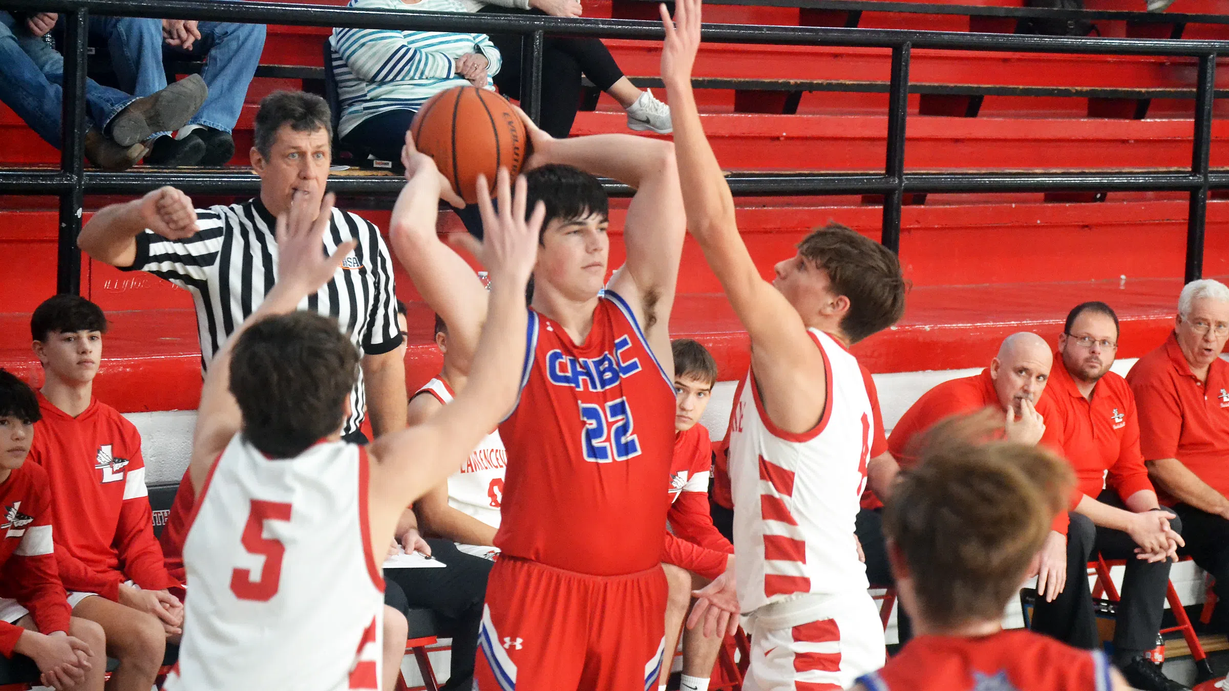 CHBC boys basketball picks up win over Patoka-Odin, now 4-0 in the E-I