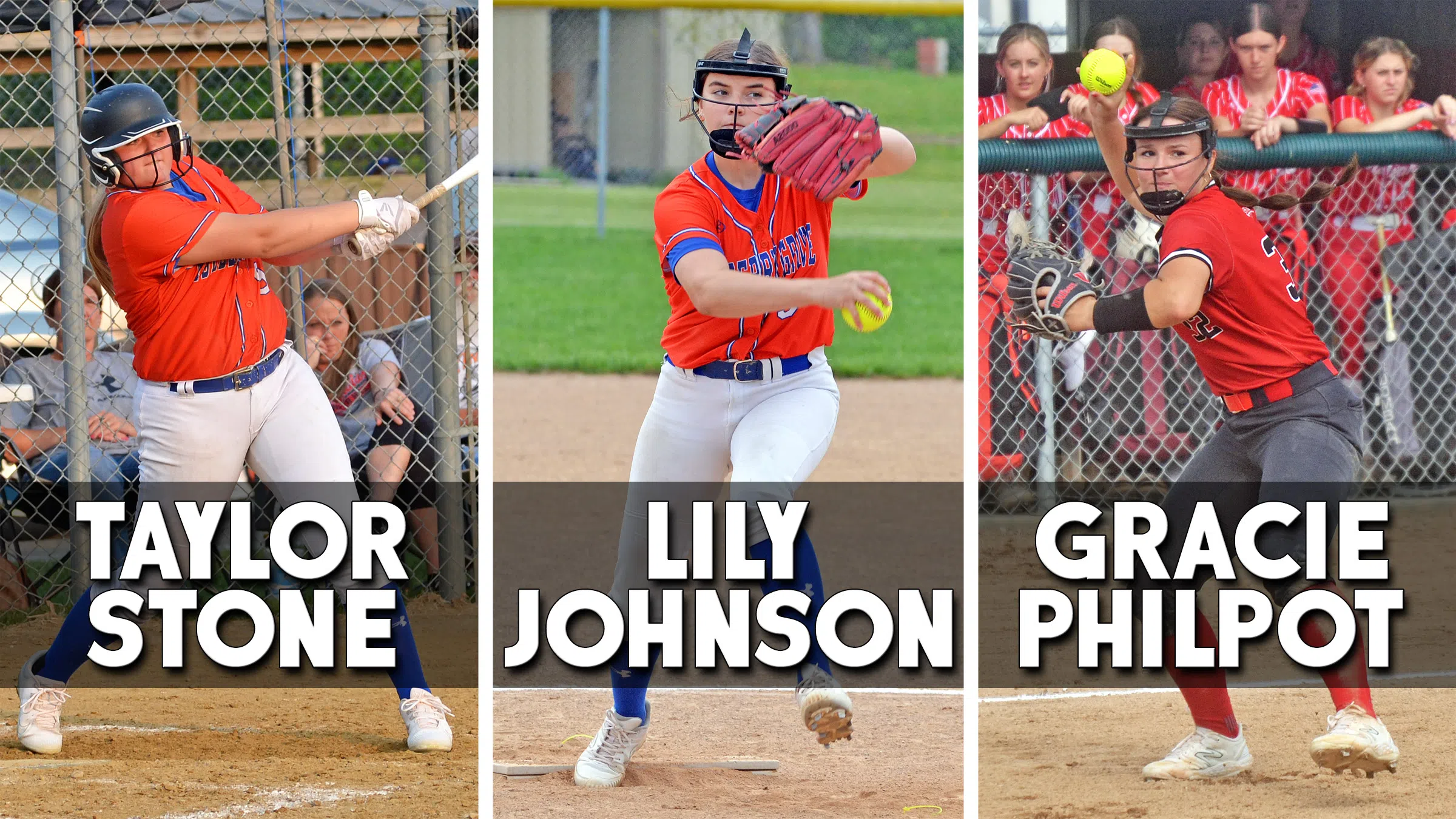 MG’s Stone and Johnson, Vandalia’s Philpot Named to ICA All-State Softball Teams