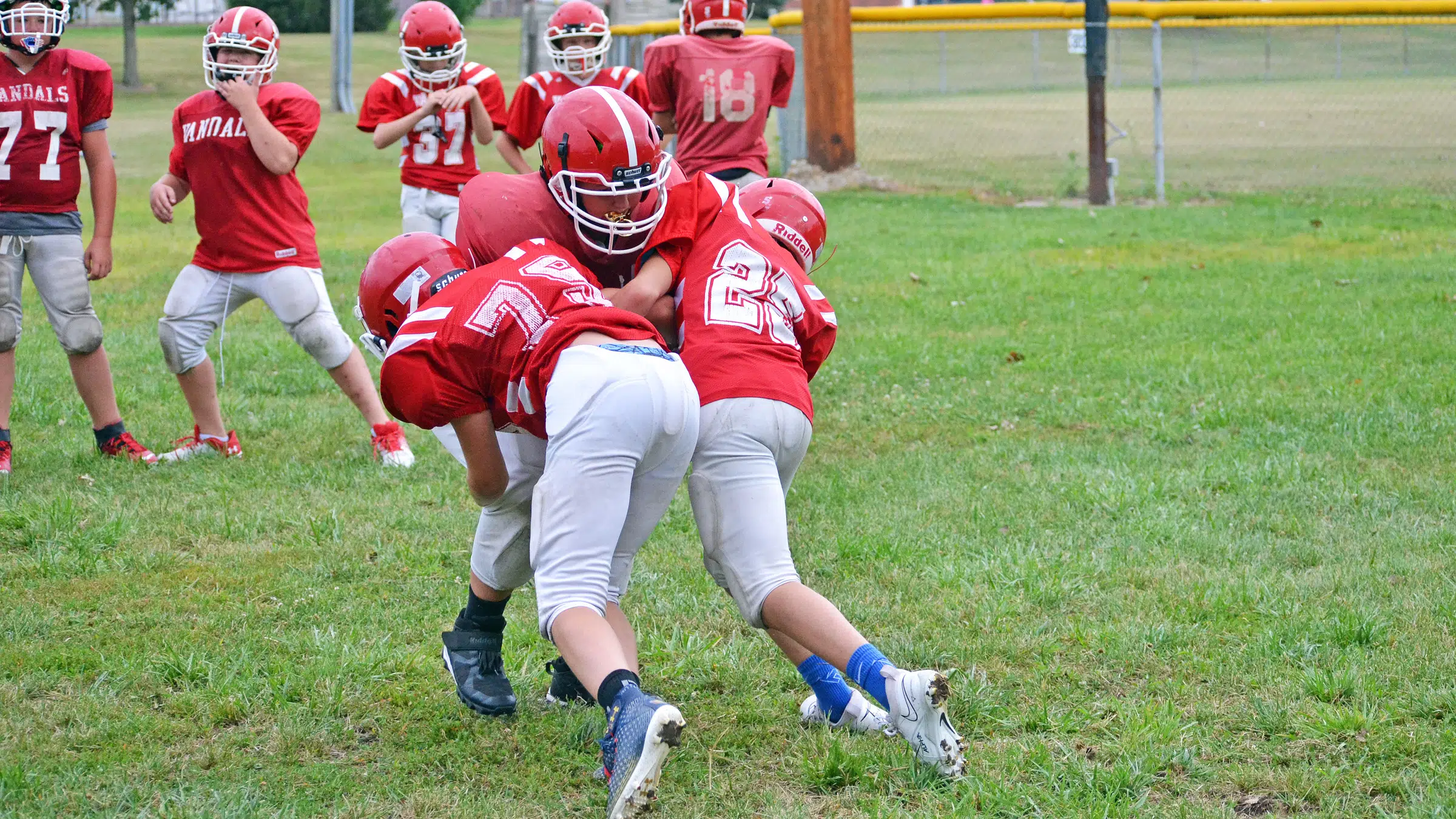 Vandalia VYO Jr Football at home today, later start times for today