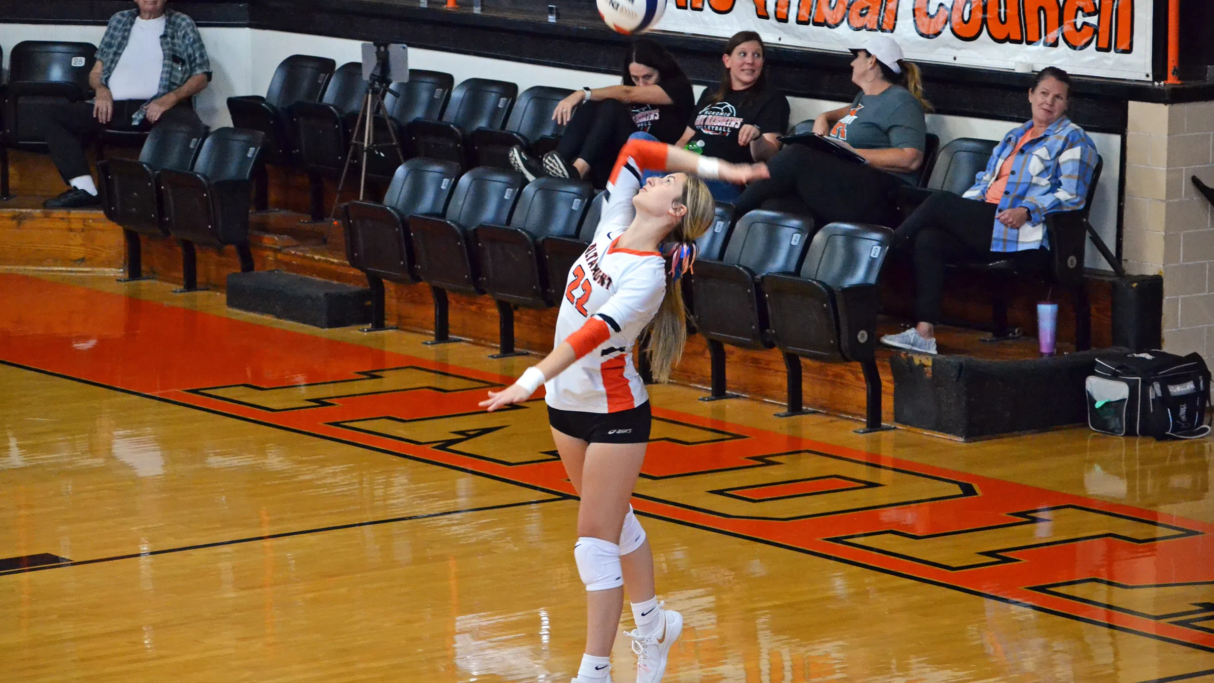 Lady Indians Notch First NTC Volleyball Win