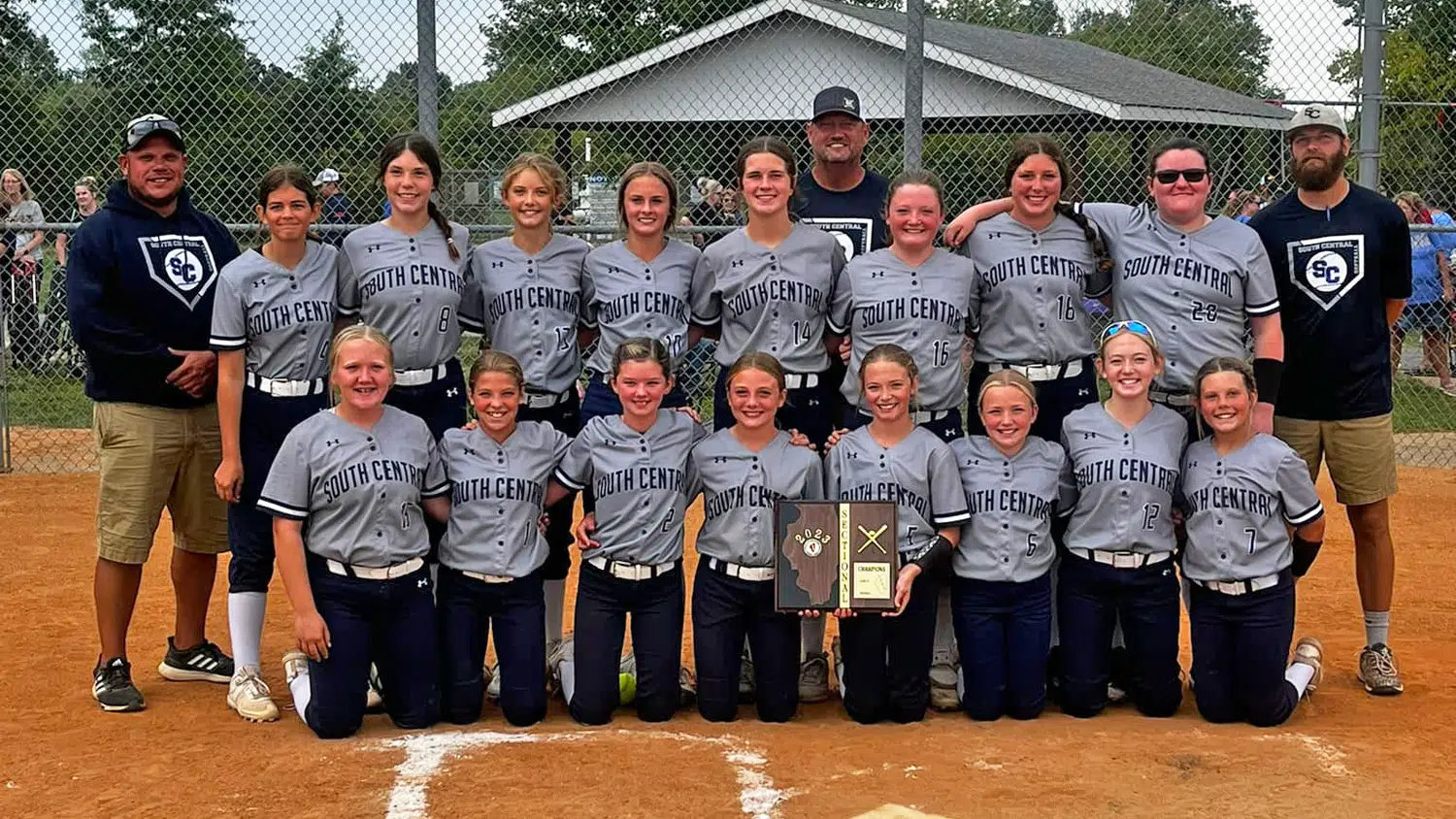 South Central Junior High Softball Headed to 1A State Tournament After 2-0 Sectional Championship Win