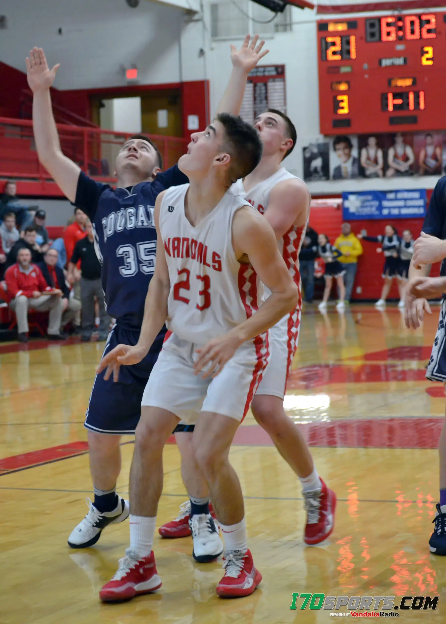 This is the final day of the Vandalia Holiday TournamentVandals trying