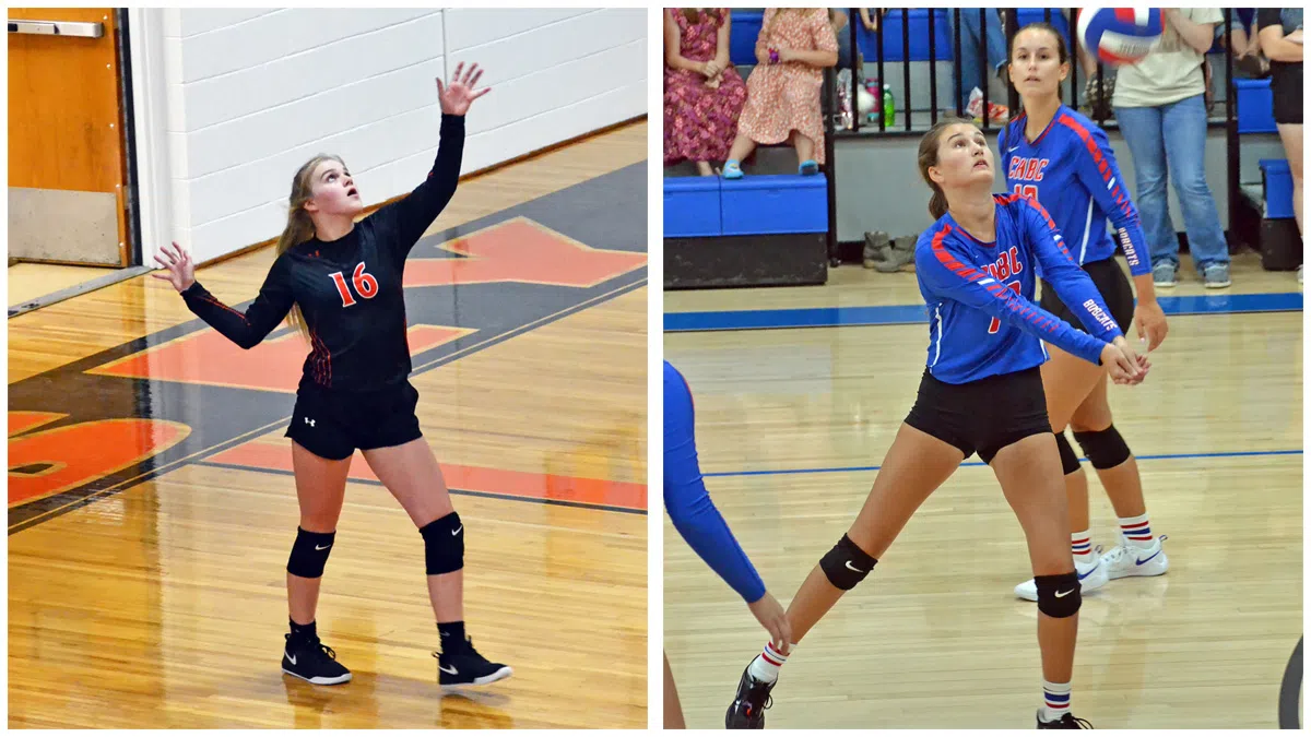 CHBC Volleyball Beats Ramsey in Three Sets Vandalia Radio