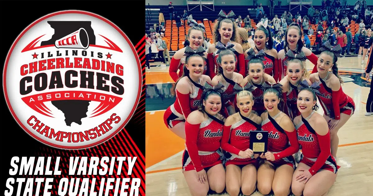 Vandalia High School Cheerleaders Qualify for ICCA State Vandalia Radio