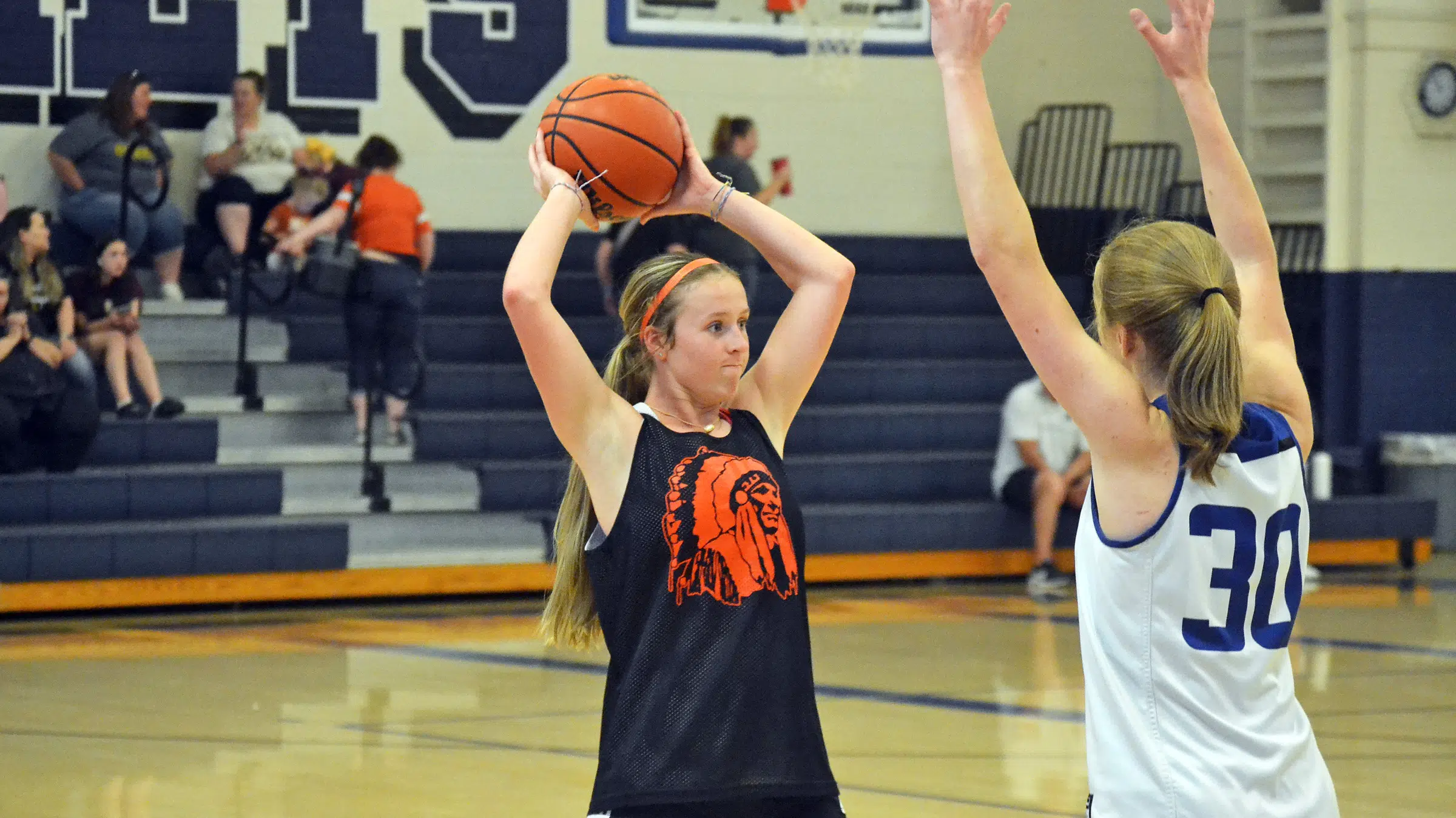 Altamont girls basketball in action at Greenville Girls basketball