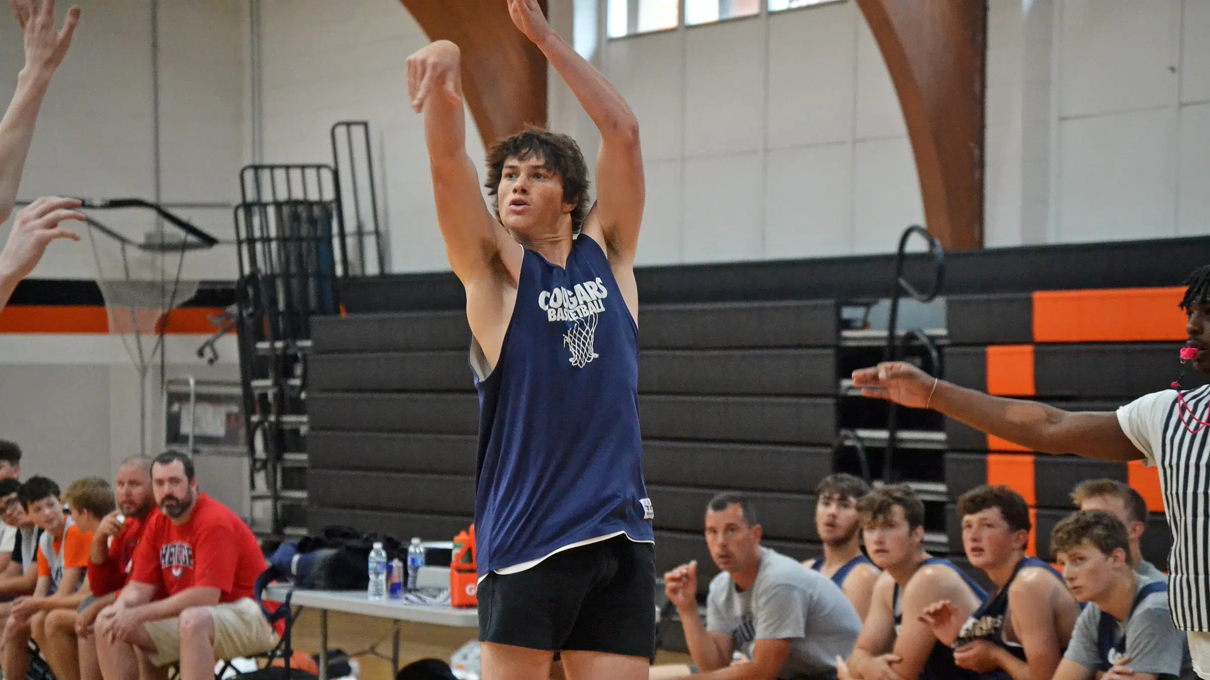 South Central at Greenville Univ Camp for some summer basketball action