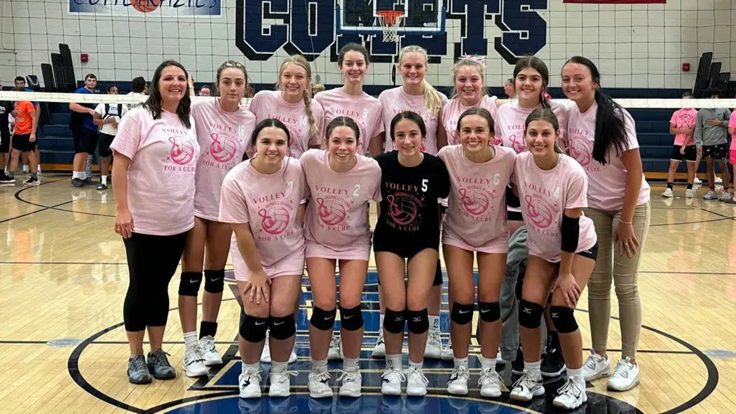 Lady Vandals Beat Greenville in Annual Volley for the Cure