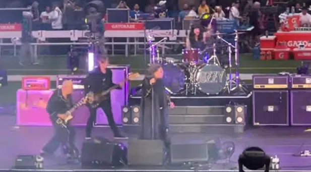 Watch: OZZY OSBOURNE Kicks Off NFL Season With Halftime Show At