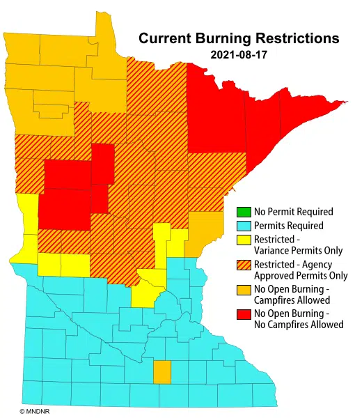 Effective This Morning Open Burning Including Recreational Camp Fires