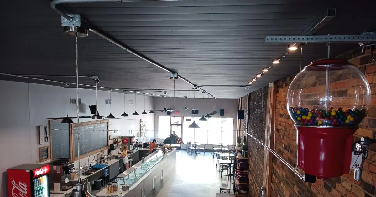 100Foot Long Gum Ball Machine at Uncle Eddie’s Ice Cream Parlor