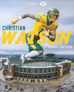 Green Bay Packers move up to draft NDSU WR Christian Watson – Twin Cities