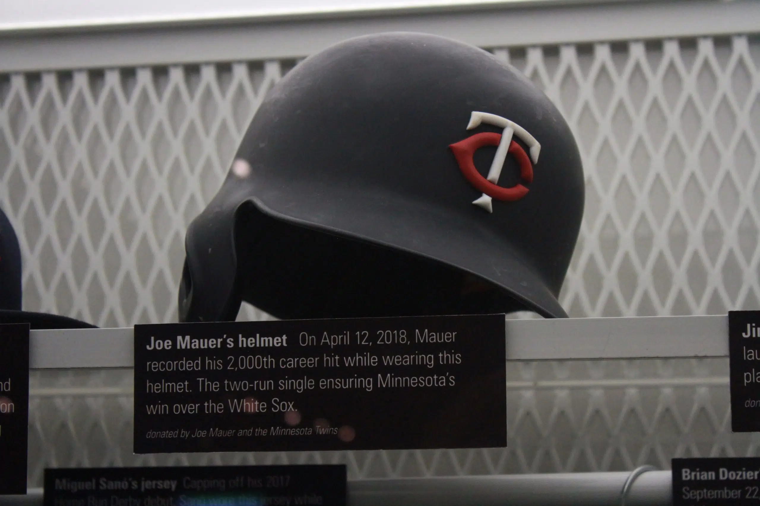 Zeke's Blog: A Look At The Twins Items In The Hall of Fame Museum