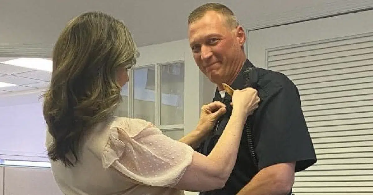 Audubon swearsin new police chief Lakes Area Radio