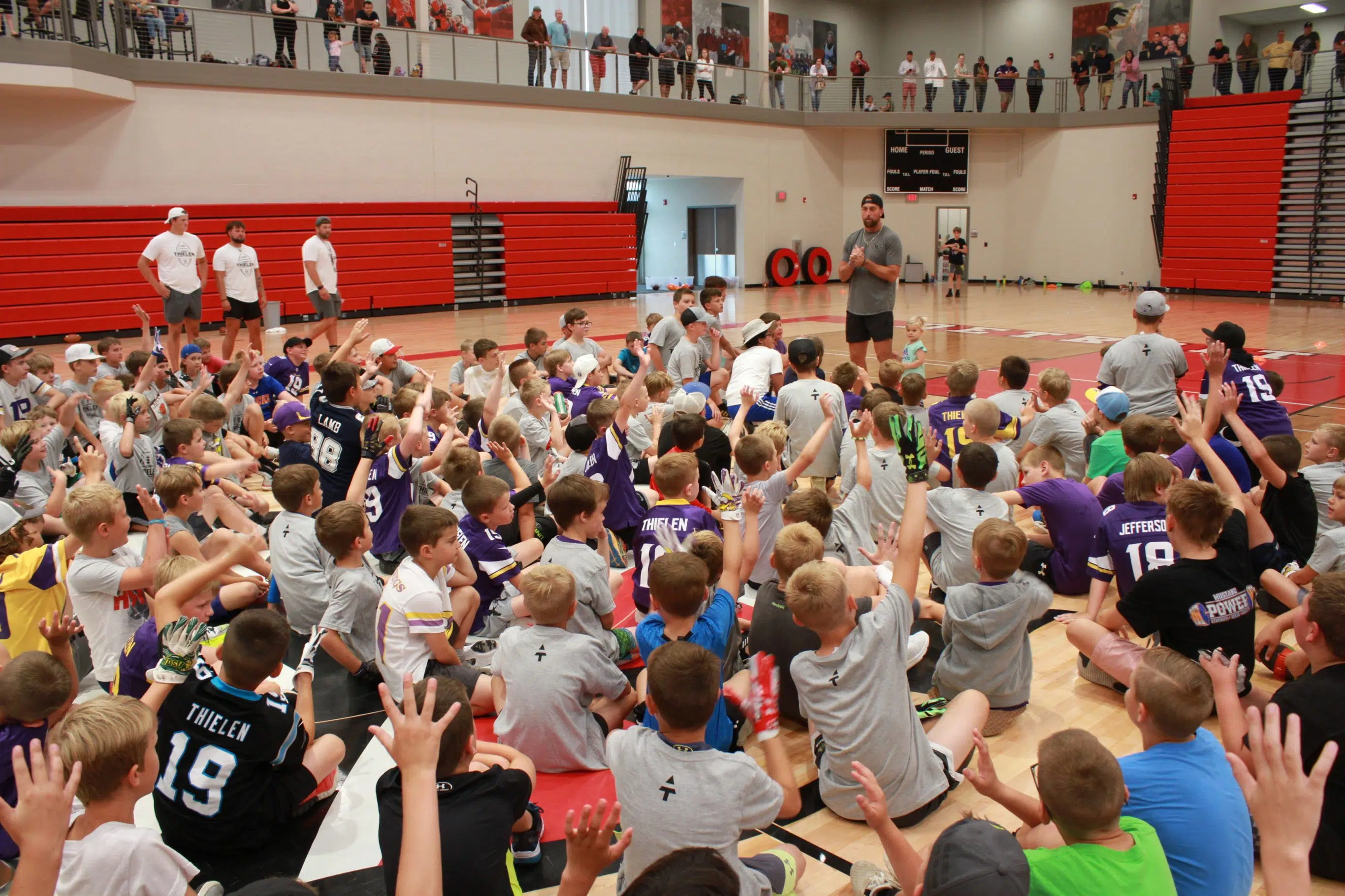 Adam Thielen: Football camp impacts youth - Sanford Health News