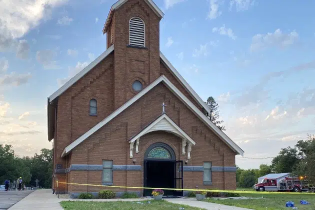 St. Edwards Catholic Church fire